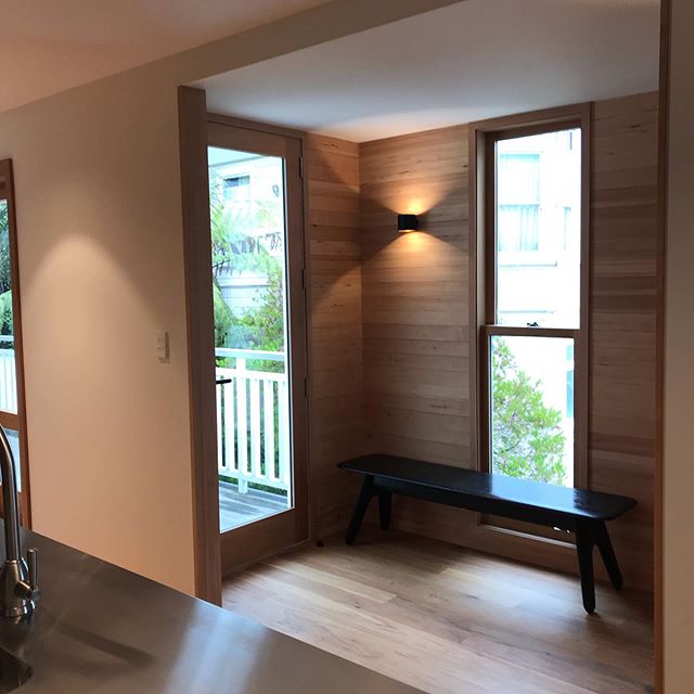 Wall lighting in an interior room